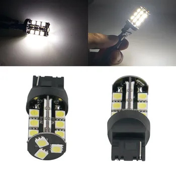 

T20 7440 Car Brake Light Bulb LED White Light IP 65 Waterproof DRL Stop Reverse Light