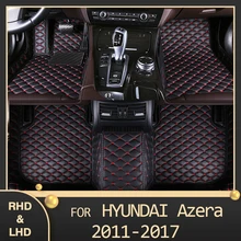 MIDOON dywaniki samochodowe dla Hyundai Azera 2011 2012 2013 2014 2015 2016 2017 niestandardowe auto plastry do stóp dywan samochodowy