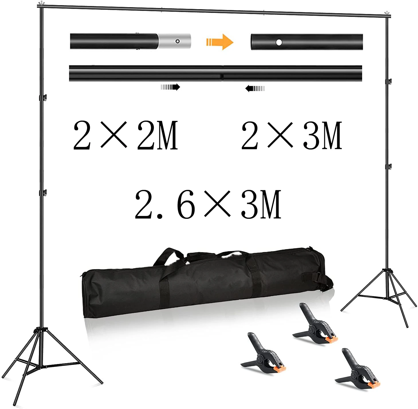 Подставка-держатель для фотостудии Брезентовая рамка фото и видео | Электроника