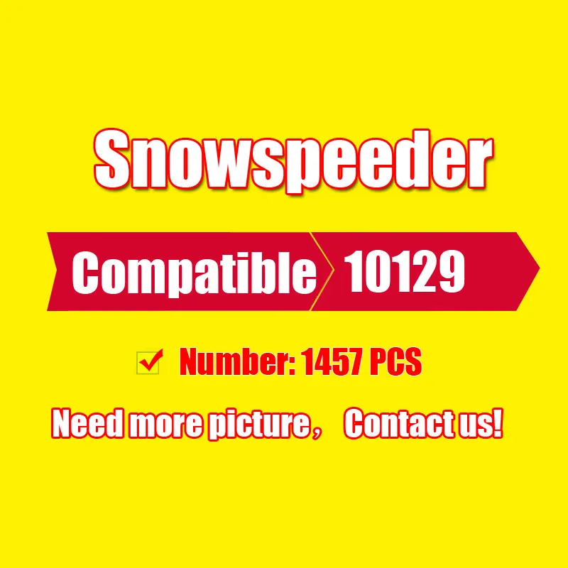 В наличии DHL 1457 шт. 2019 звезда игрушки войны UCS Snowspeeder модель здания Наборы