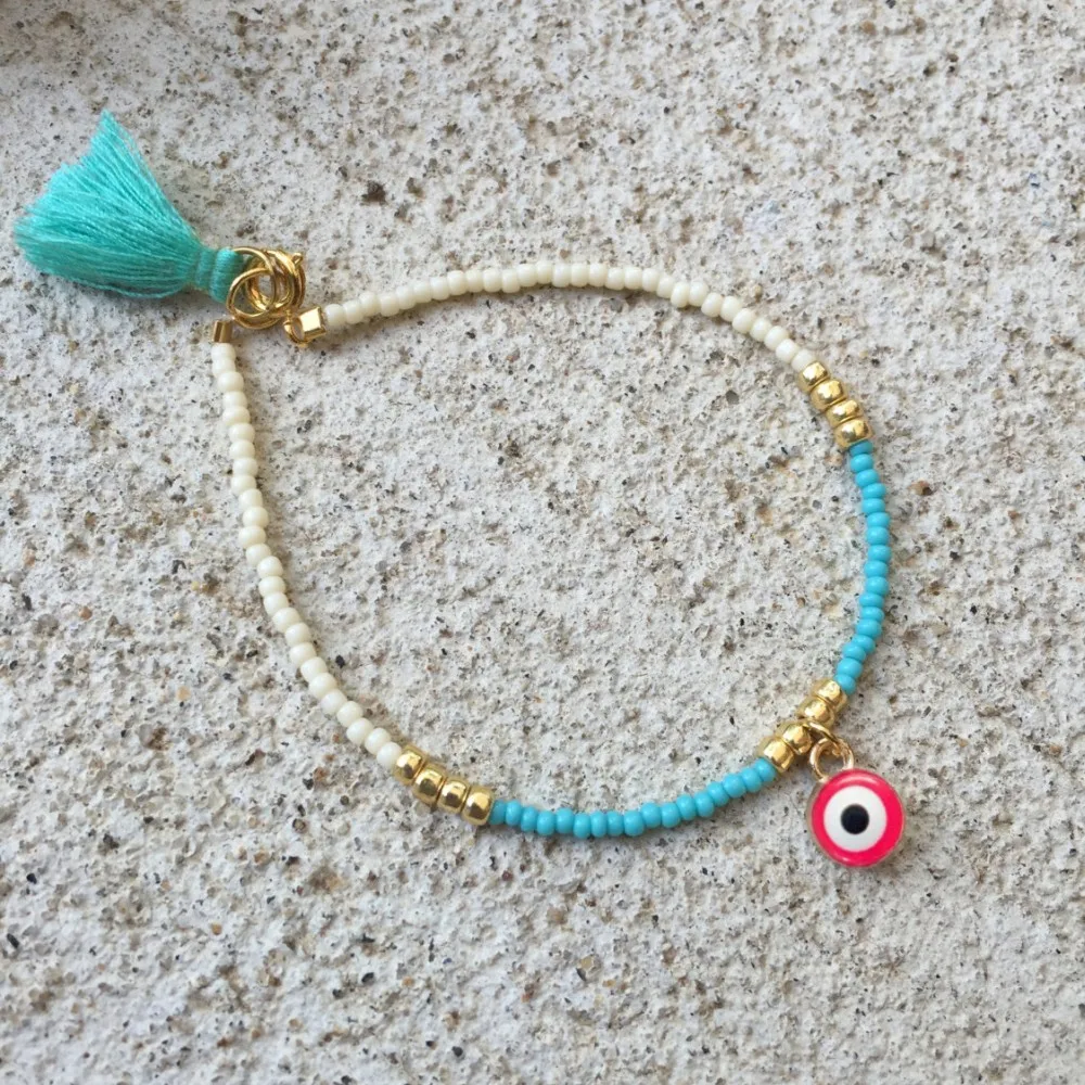 bracelet Bileklik дружба Мода Diy Bijoux Радуга Бохо Браслет femme кулон браслеты для женщин Pulseras mujer moda ювелирное изделие - Окраска металла: bracelet