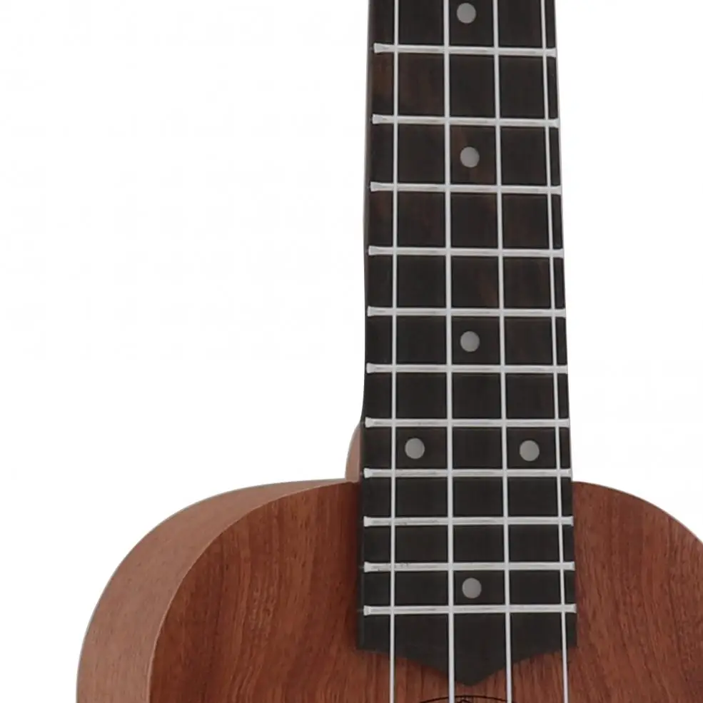 21 дюймов Гавайская гитара Uke Sapele палисандр 4 струны Гавайская гитара Музыкальные инструменты для начинающих