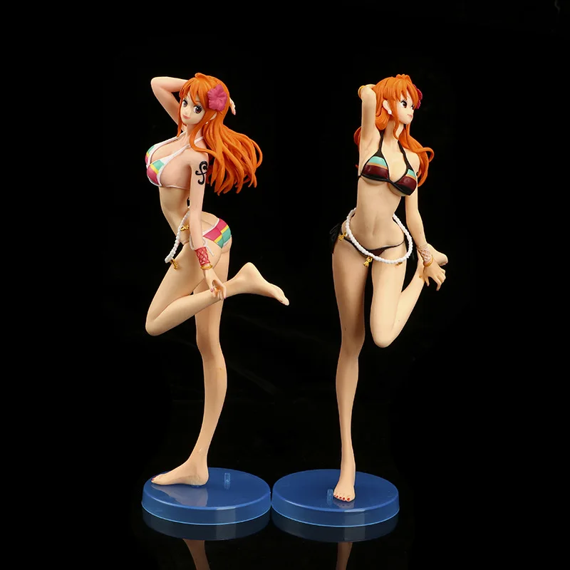 

NEW 25CM Anime One Piece Swimsuit Nami PVC Figure Toys Collectible Model Gift