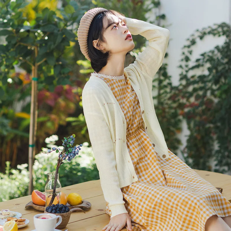 INMAN весенне-осенний однотонный однобортный Кардиган с v-образным вырезом