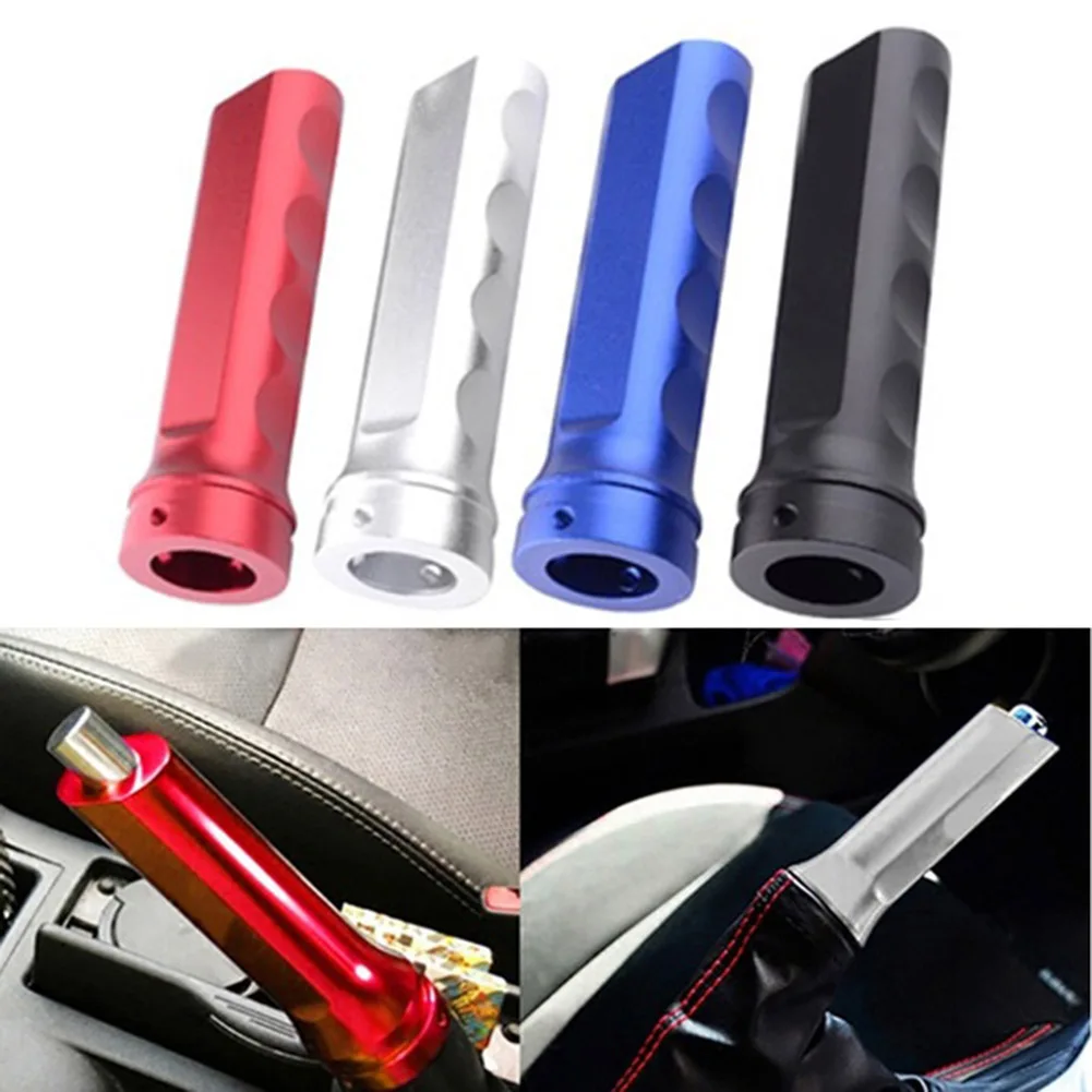 

1pc Aluminum Alloy Universal Handbrake Lever Sleeve Handbrake Handle Modification Cover Car Interior Accessories Fast Shipping