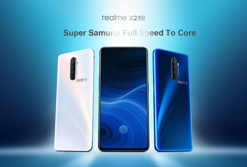 Мобильный телефон Realme X2 Pro с глобальной версией, 6,5 дюймов, 90 Гц, жидкий экран, 8 ГБ+ 128 ГБ, Snapdragon 855 Plus, камера, МП, NFC, смартфон