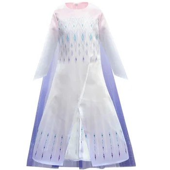 

Snow Queen 2 Princess Dress Anna Elsa 2 Carnival Costume Child Christmas brithday Party Clothing Kids cosplay Elza 2 dress