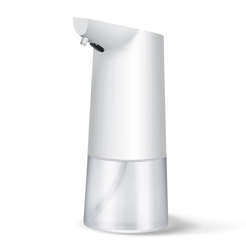 350 мл автоматический индукционный датчик вспенивания мыла Инфракрасный Дозатор пены для мытья рук Авто жидкость для ванной кухни - Цвет: White