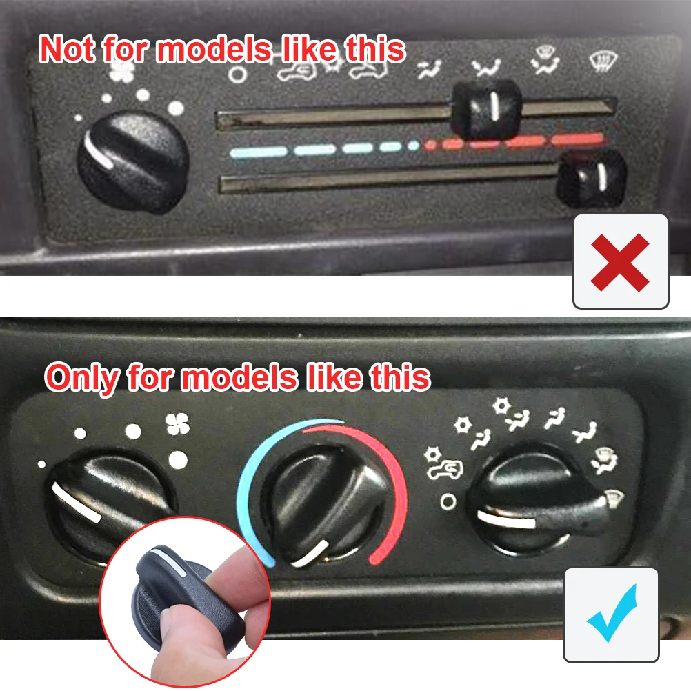 For Jeep Wrangler Tj 1999-2006 Dodge Ram 1999-2003 Ac Heater Air Conditioner  Climate Control Switch Knobs Buttons 5011218ac - Air-conditioning  Installation - AliExpress