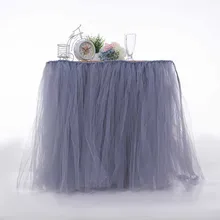 Украшения для стола на день рождения для балетной пачки свадебного праздника детский душ Стол Крышка банкетный стол плинтус
