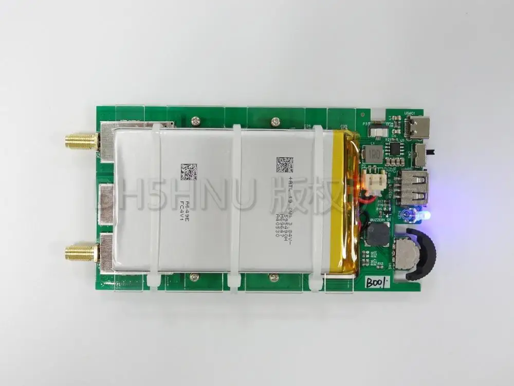 NanoVNA HF VHF УВЧ векторная сетевая антенна анализатор+ 4,3 дюймов ips lcd+ металлический чехол+ аккумулятор 5000 мАч