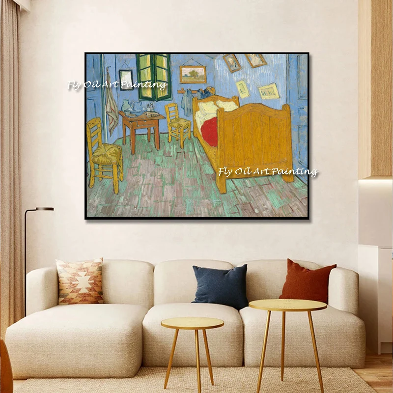 

Vincent van Gogh 100% handmade house famous oil painting 100% Handpainted Oil Painting Abstract Large Size Paintings On Canvas