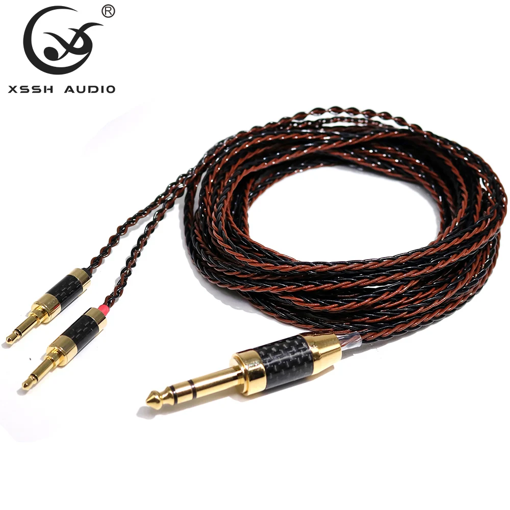 1 6 3 5mm to 1 4 6 35mm 6 5mm stereo plug Cables XSSH audio YIVO Headphone Earphone Extension Cable Wire Cord