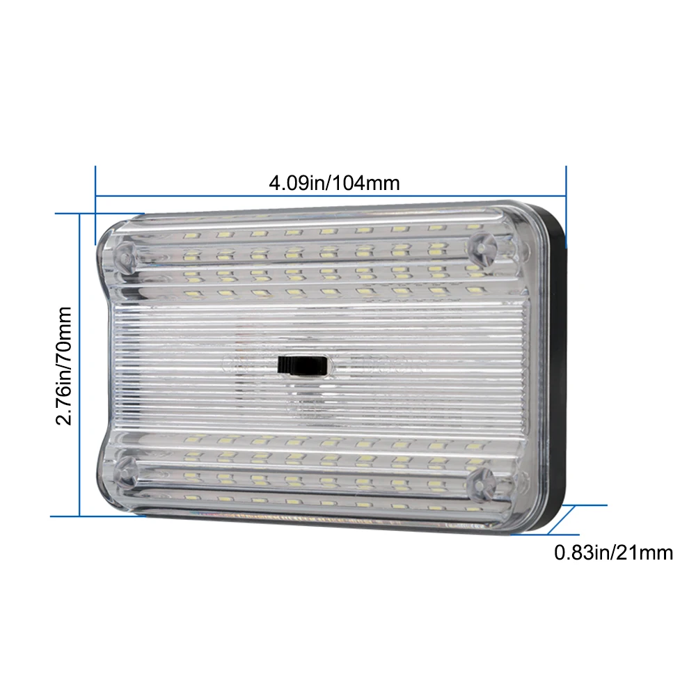 KKMOON 1 шт. Универсальный 12V 36LED автомобиля декоративная интерьерная стенная панель света укрыты внутренной сводной крыше Потолочный Лампы для чтения настольная лампа