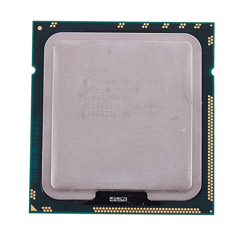 Материнская плата X58 cpu ram Combo LGA1366 материнская плата с X5650 и 2-Ch 8G ram ECC с кулером