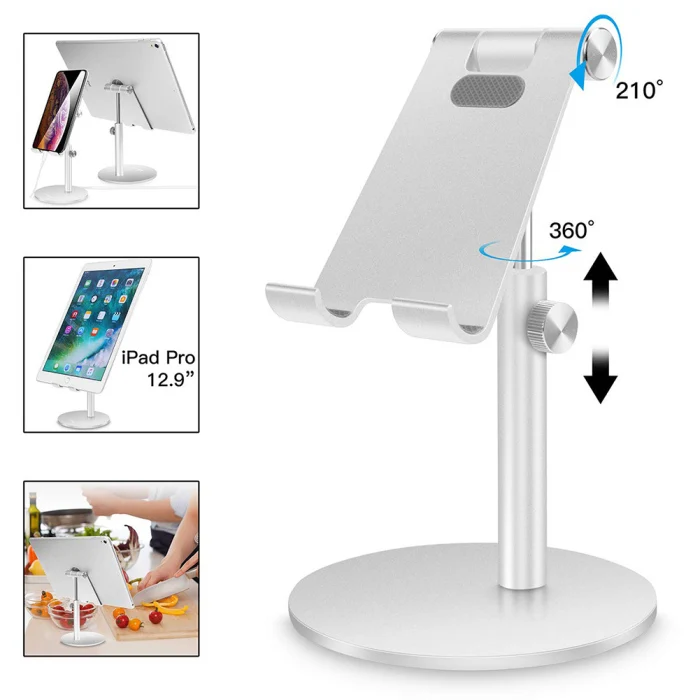 Подставка для телефона, держатель для планшета, регулируемая настольная подставка из алюминиевого сплава для смартфонов, планшетов ING-SHIPPING