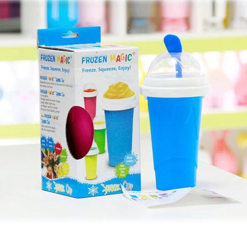 350ml rápido-congelado smoothies durável slush ice cream