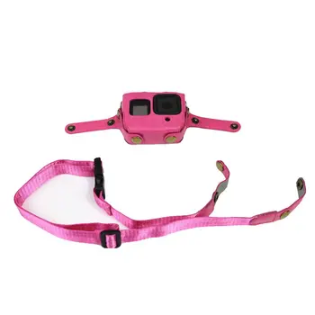 

PU Leather Case Protective Cover Protector with Shoulder Strap for GoPro Hero 8 L41E