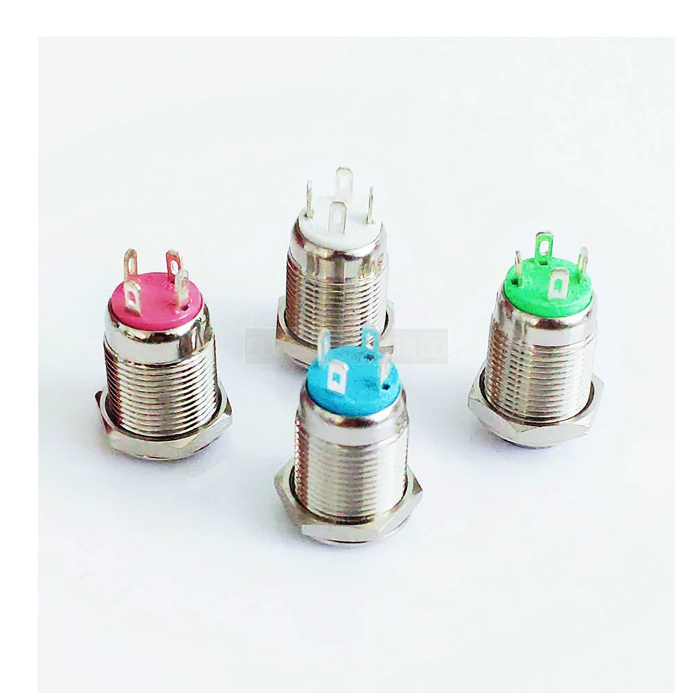 12 мм металлическая быстрая самовосстанавливающаяся Кнопка самосброса