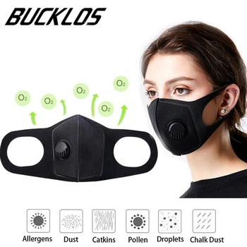 

2PC Mouth-muffle Anti Dust Cycling Masks with Filter Half Face Carbon Bike Mask FaceMasks training mask