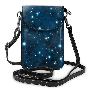 

Vintage Small Women Crossbody Bags For Handbags Women PU Leather Shoulder Bags Girls Starry Sky Pouch Messenger Bags