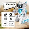 Water And Electric Mix RC Robot Fingerprint Recognition Touch Sensing Obstacle Avoidance Sing And Dance Flash Eye RC Toy For Kid 2