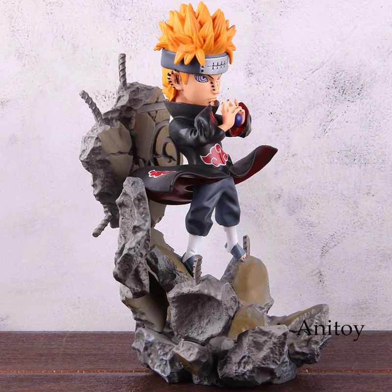 

Anime Figure Naruto Shippuden Pain Deva Path GK Statue Akatsuki Pein Statue Naruto Action Figure PVC Collectible Model Toy