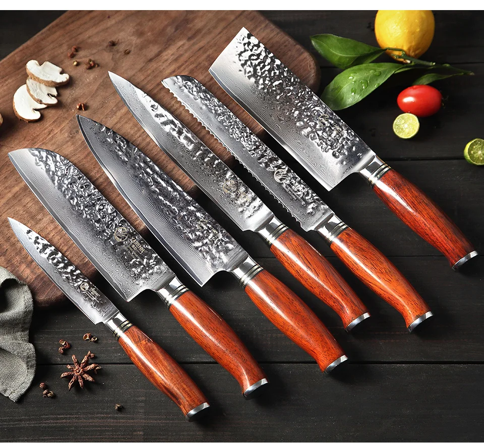 Yaranh 2-6 pçs conjuntos de facas de