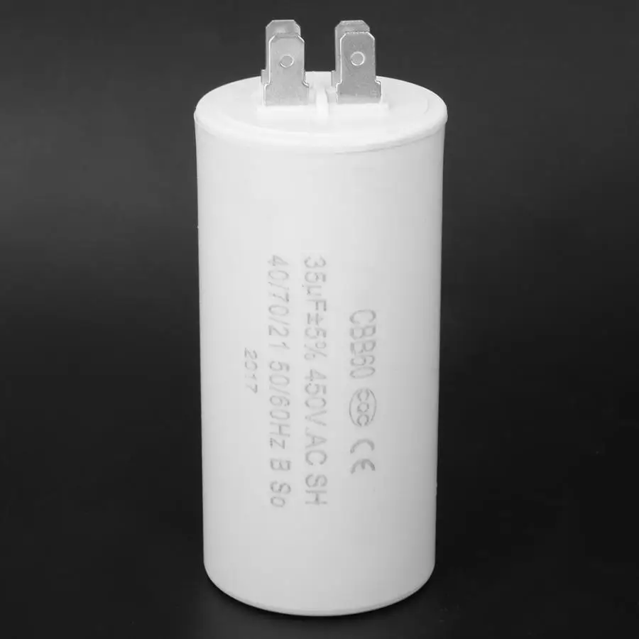 CBB60 450V.AC 35uF 50//60Hz 4-Pins Polypropylene Film Motor Run Start Capacitor