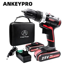 25V Plus Electric Drill Power Tools Screwdriver Cordless Mini Battery Drilling Screwdriver Tool Electric Rotary Drill Hand Bit