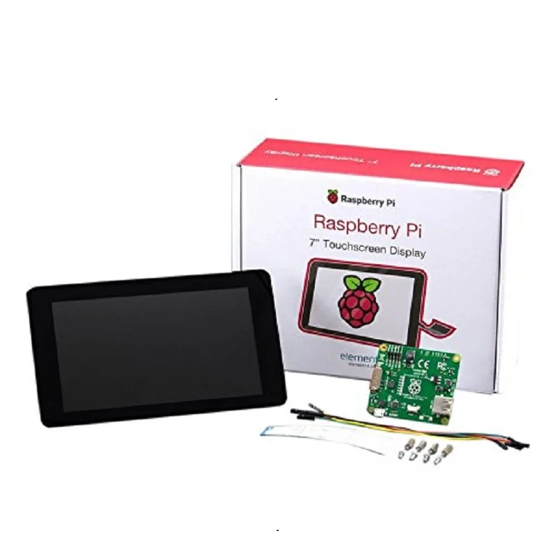 Günstige Original Offizielle Raspberry Pi 7 Zoll TFT LCD Touch Screen Schild Monitor Display 800*480 Stander Kit
