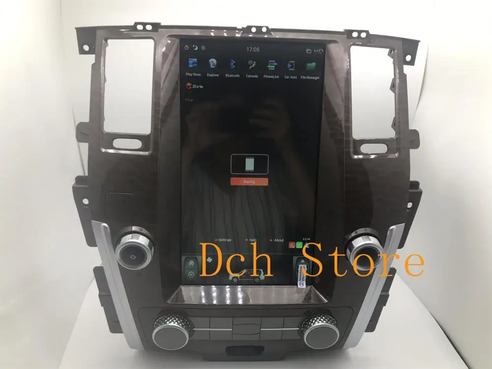 13 6 дюймов Вертикальный стиль Тесла Android 9 0 автомобильный DVD GPS для nissan патруль 2010