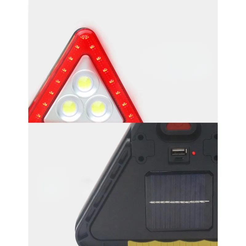 Многофункциональный светодиодный светильник s аварийные треугольные предупреждающие знаки Предупреждение ющая рамка прожектор светильник Предупреждение ющий светильник