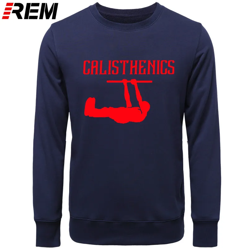 Худи rem Calisthenics, Лучшие Спортивные мужские хлопковые модные забавные толстовки с длинным рукавом и большим принтом, толстовки