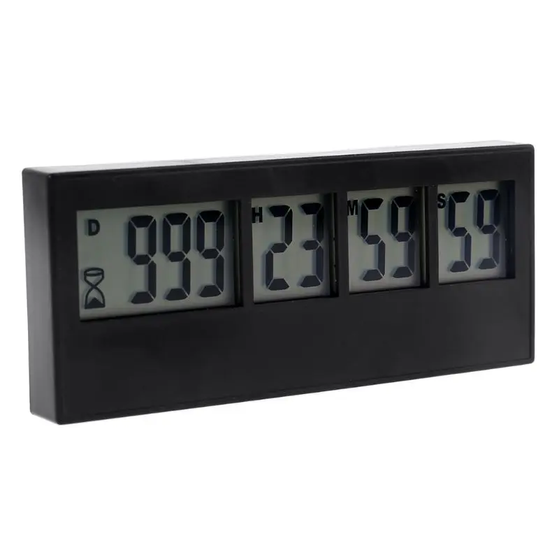 

999 Days Countdown Clock LCD Digital Screen Kitchen Timer Event Reminder For Wedding Retirement Lab Cooking Kitchen Watering