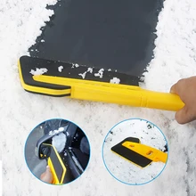 1pc Multi Functional Snow Scraper Removable Snow Scraper Shovel Ice Cleaner For Car Windshield Scraper Shovel Brush For Car