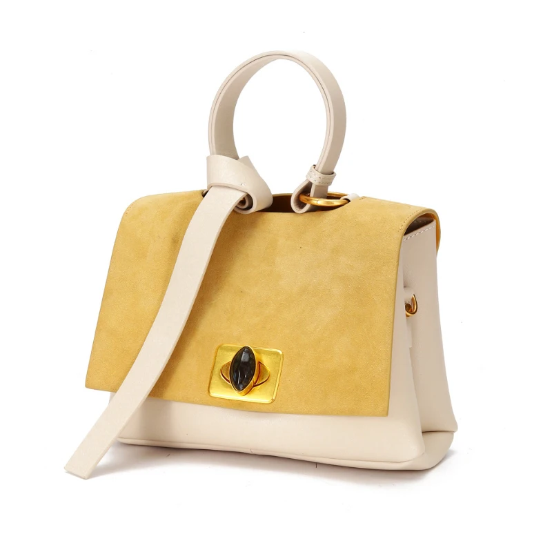 

Luufan New stylish women's handbag casual crossbody bag genuine leather retro shoulder bag