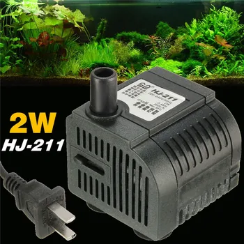 

2W HJ211 Submersible Pump Aquarium Fish Tank Powerhead Fountain Water Hydroponic 220-240V/50Hz 200L/h Pump For Garden Watering