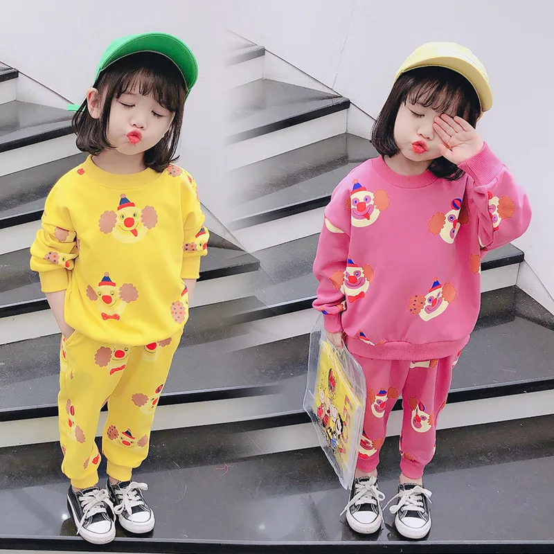 

2020 Child Spring Clothing Children Spring And Autumn Set Girls Sports Two-Piece Set Korean-style Childrenswear Clothing
