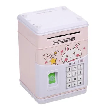 

Kids Money Bank Electronic Piggy Banks Password Coin Bank Auto Scroll Money Saving Box Cash Coin Can with Music