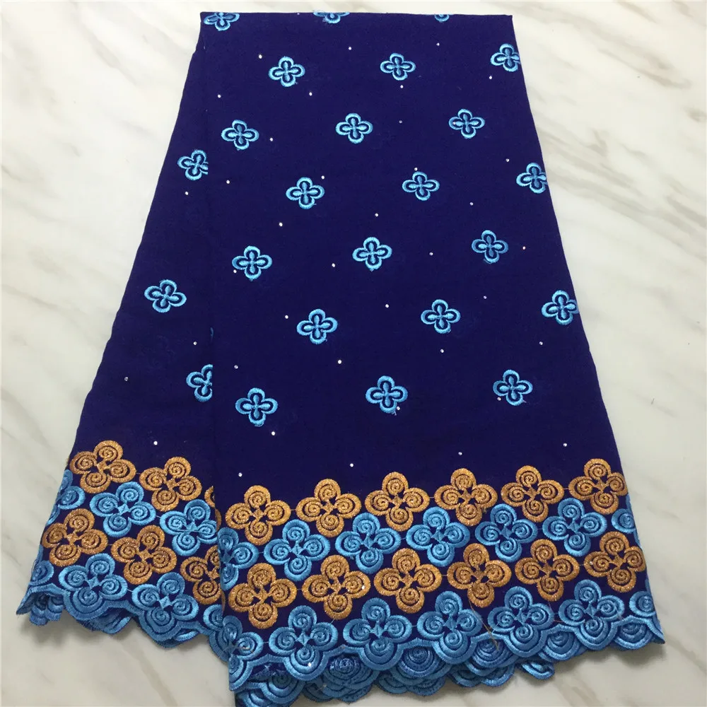 

2019 High Quality African Swiss Voile Lace Fabric With Stones Soft Embroidery Dry Voile Lace Materials In Switzerland