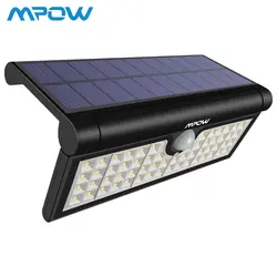 Mpow 58 светодиодный движения Сенсор Солнечный свет складной Портативный яркий настенный светильник Открытый 120 угол зондирования