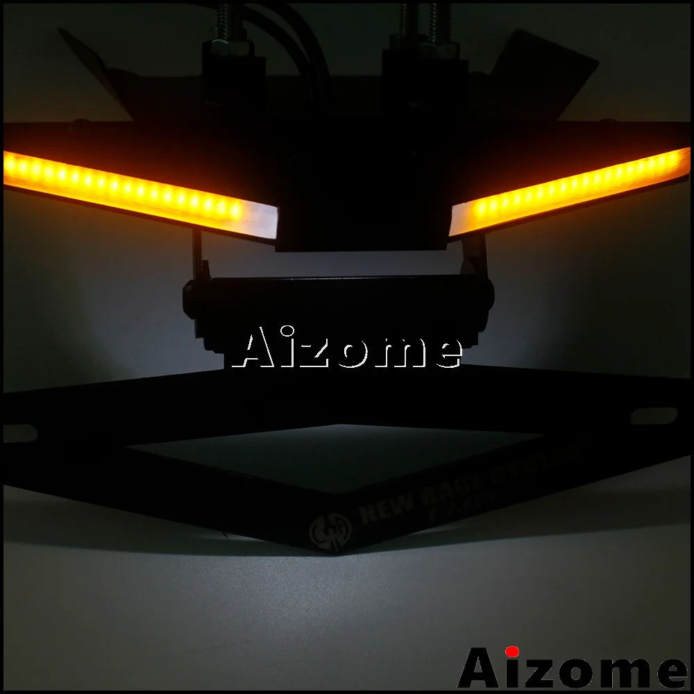 Motorcycle LED Turn Signals License Plate Light Bracket For KTM 390 Duke- Tail Tidy Fender Eliminator Kit
