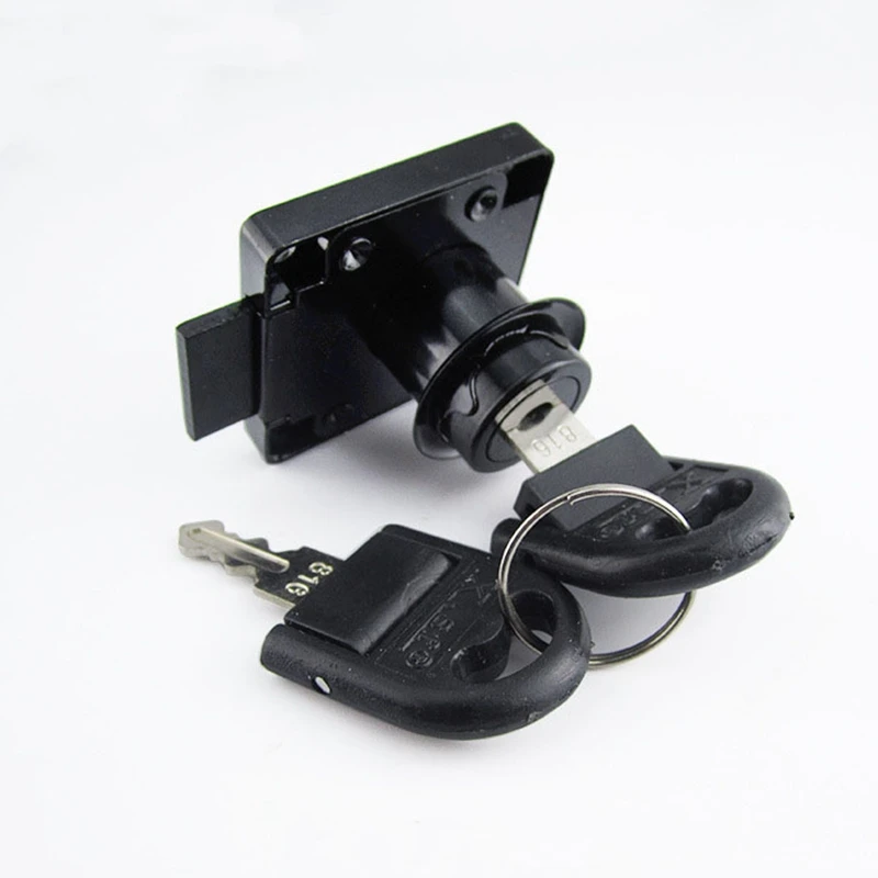 Универсальный черный кулачковый замок из цинкового сплава для шкафов офисных