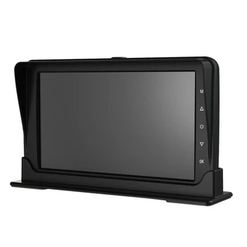 

7 Inch Dual Split 1080P Monitor Dual Camera DVR Parking System for Truck Bus Caravan RV