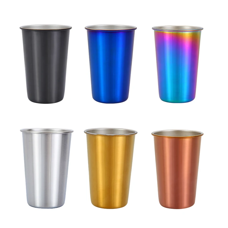 

Coffee Mug 500ml Stainless Steel Mug With Straw lid Beer Mug For Tea Thermo Cup Travel Mugs Metal Cup Cover Milk Tazas Caneca