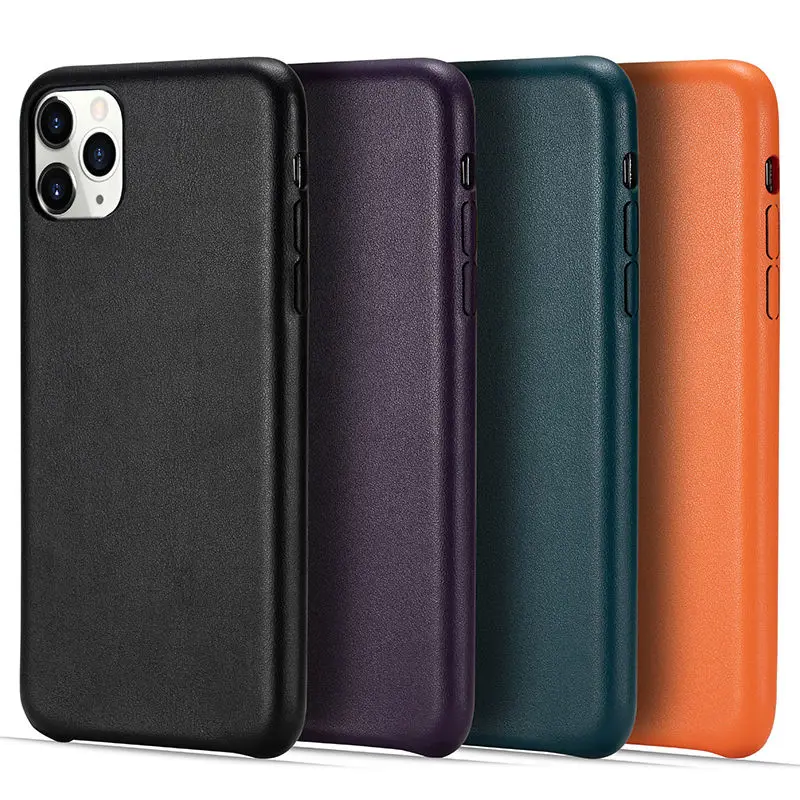 Противоударный чехол из натуральной кожи для iPhone 11 12 Pro Max XR XS X 6 7 8 Plus|Бамперы| |