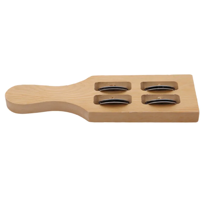 Металлические тарелки с деревянными ручками, музыкальные инструменты, обучающая Дошкольная игрушка