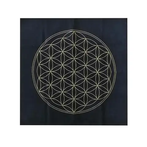 Flower Of Life Crystal Lattice Soft Lightweight Tarot Cards Special Tablecloth Tarot Deck Game Table Cloth Board Games