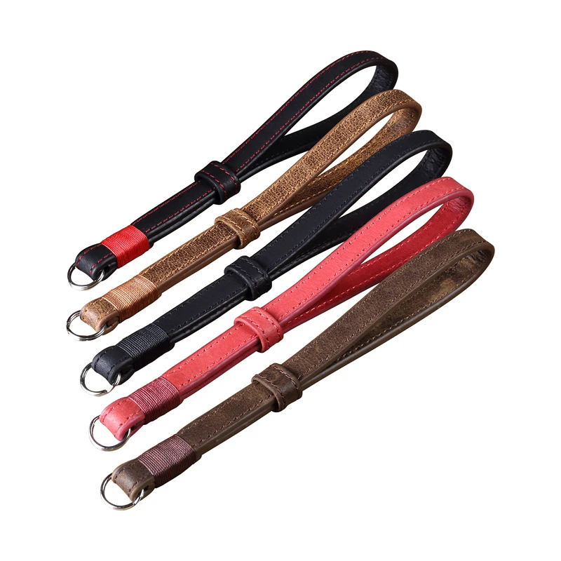 Браслет ручной работы из воловьей кожи для камеры оригинальный ремешок